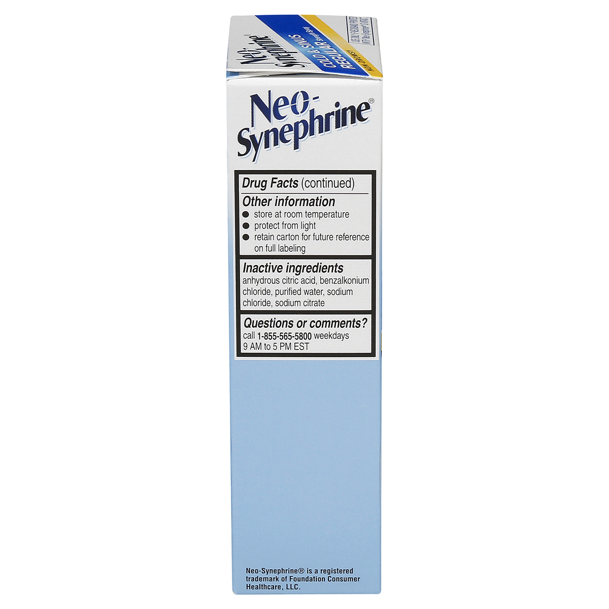 slide 3 of 7, Neo-Synephrine Cold And Sinus Regular Strength Nasal Spray, 0.5 fl oz