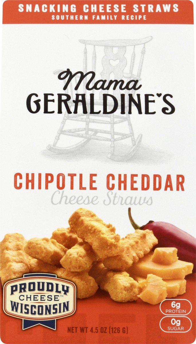 slide 2 of 13, Mama Geraldines Chipotle Cheddar Cheese Straws 4.5 oz, 4 oz