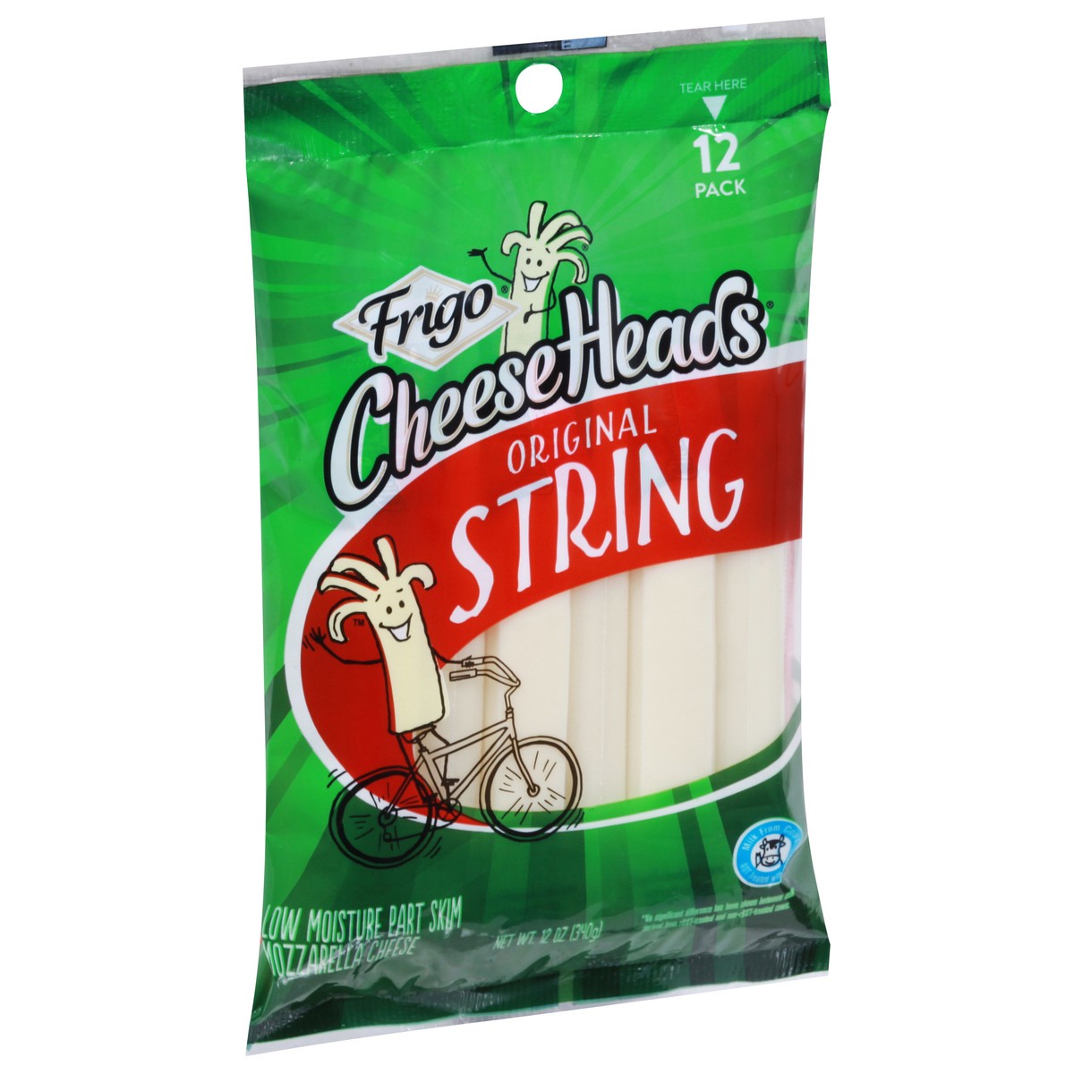 slide 2 of 9, Frigo Cheese Heads String Cheese, 12 oz