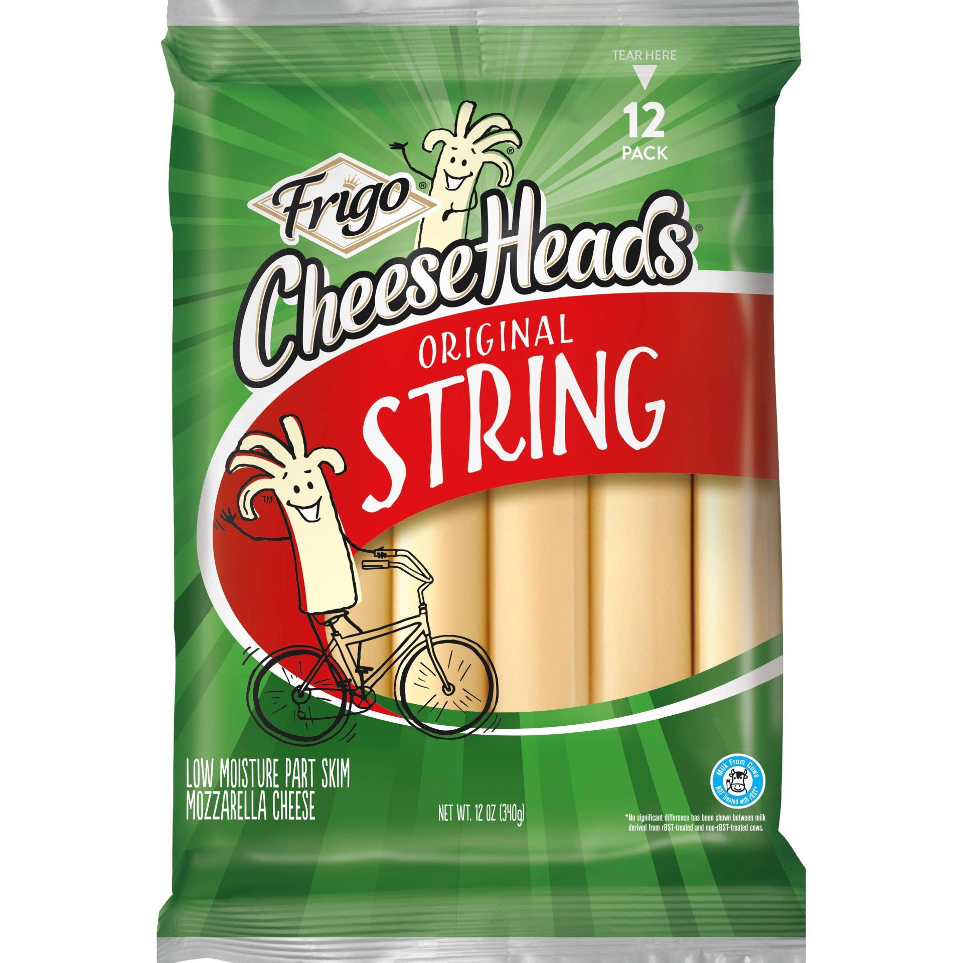 slide 1 of 9, Frigo Cheese Heads String Cheese, 12 oz