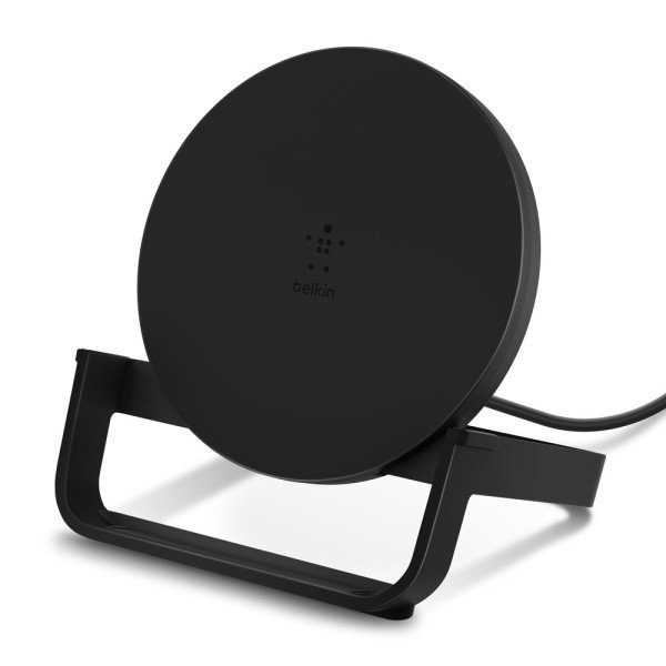 slide 3 of 3, Belkin 10W Wireless Charging Stand, Black, 1 ct