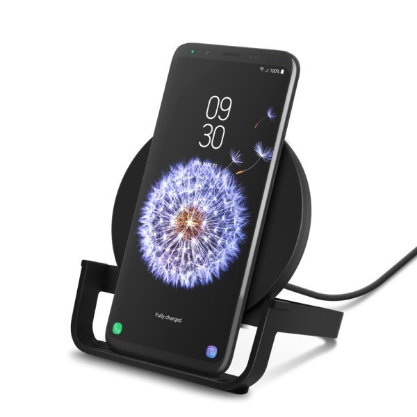 slide 2 of 3, Belkin 10W Wireless Charging Stand, Black, 1 ct