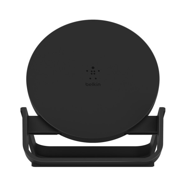 slide 1 of 3, Belkin 10W Wireless Charging Stand, Black, 1 ct