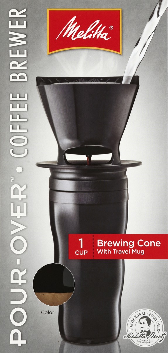 slide 4 of 4, Melitta Black Travel Mug, 1 ct