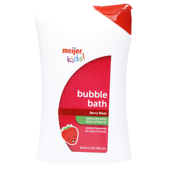 slide 1 of 2, Meijer Kids! Bubble Bath, Berry Blast, 16.9 oz