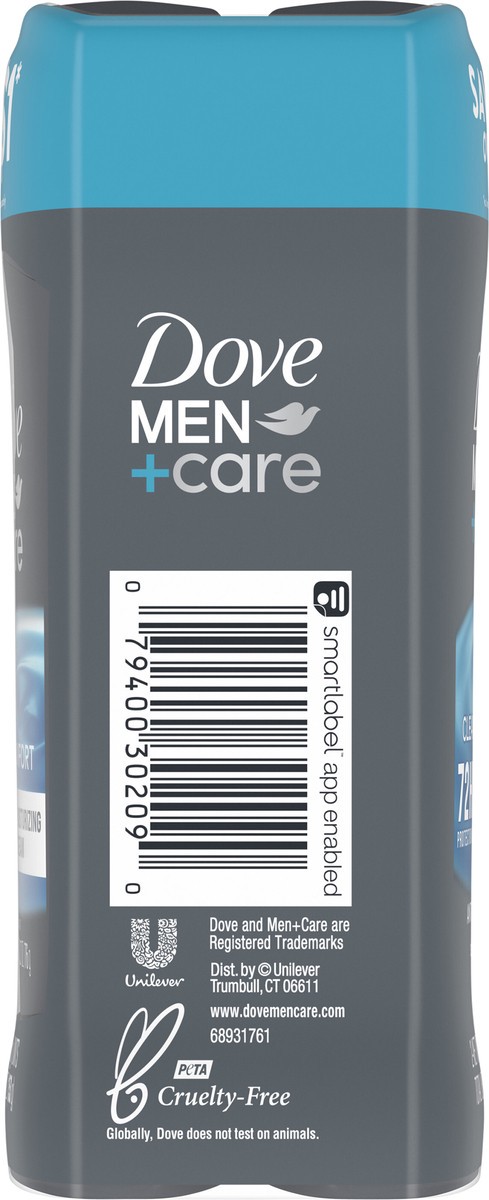 slide 13 of 13, Dove Men+Care Antiperspirant Deodorant Stick Clean Comfort, 2.7 oz, Twin Pack, 2.7 oz