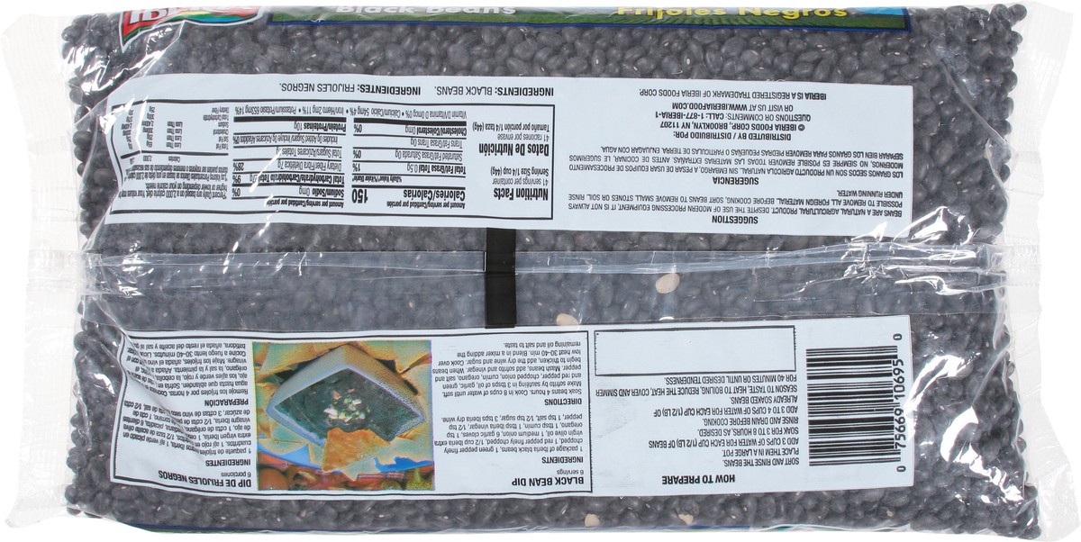 slide 3 of 13, Iberia Beans Black - 4 Lb, 4 lb