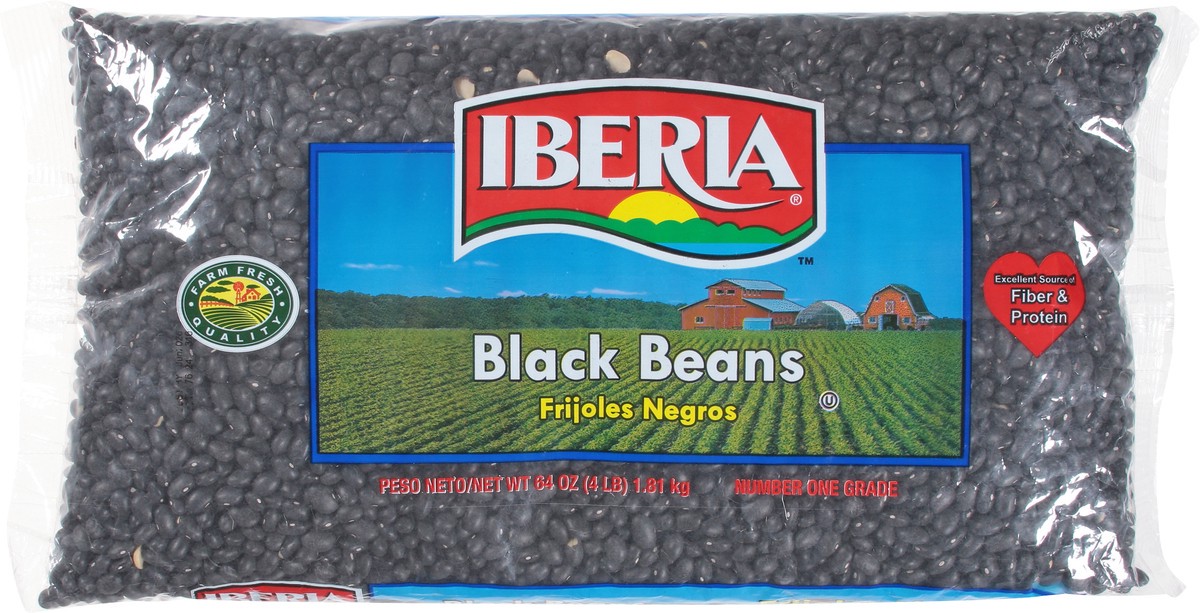 slide 13 of 13, Iberia Beans Black - 4 Lb, 4 lb