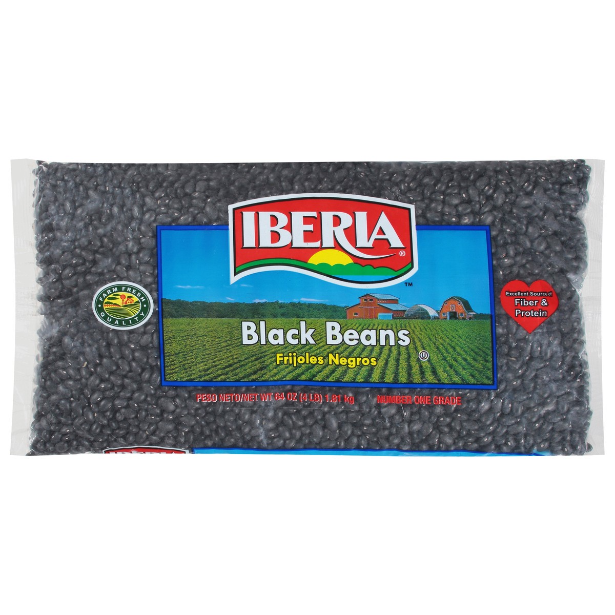 slide 1 of 13, Iberia Beans Black - 4 Lb, 4 lb