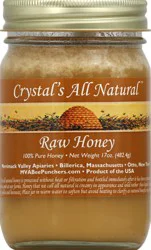 Crystals All Natural Honey 17 oz