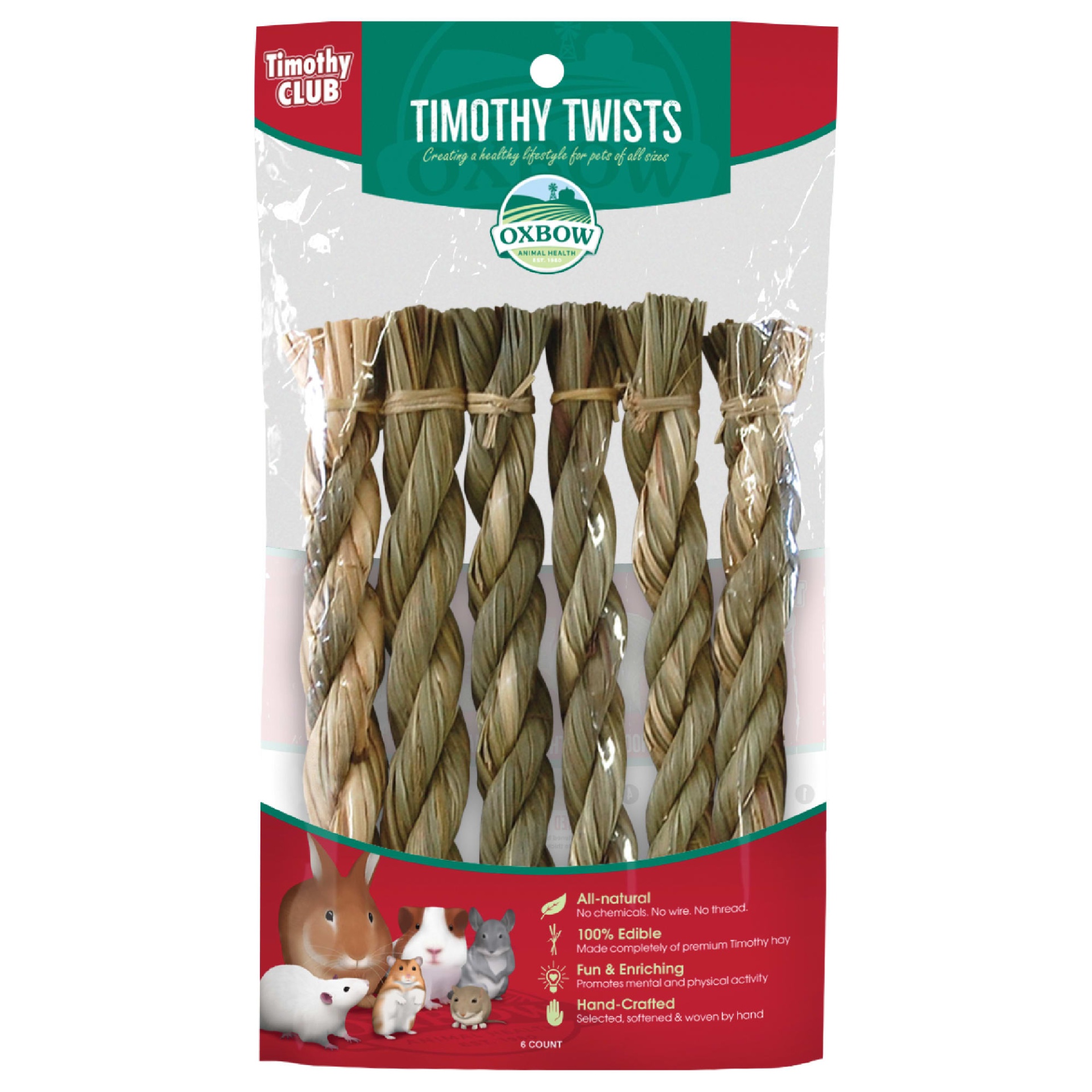 slide 1 of 1, Oxbow Timothy Club: Timothy Twists, 0.8 oz
