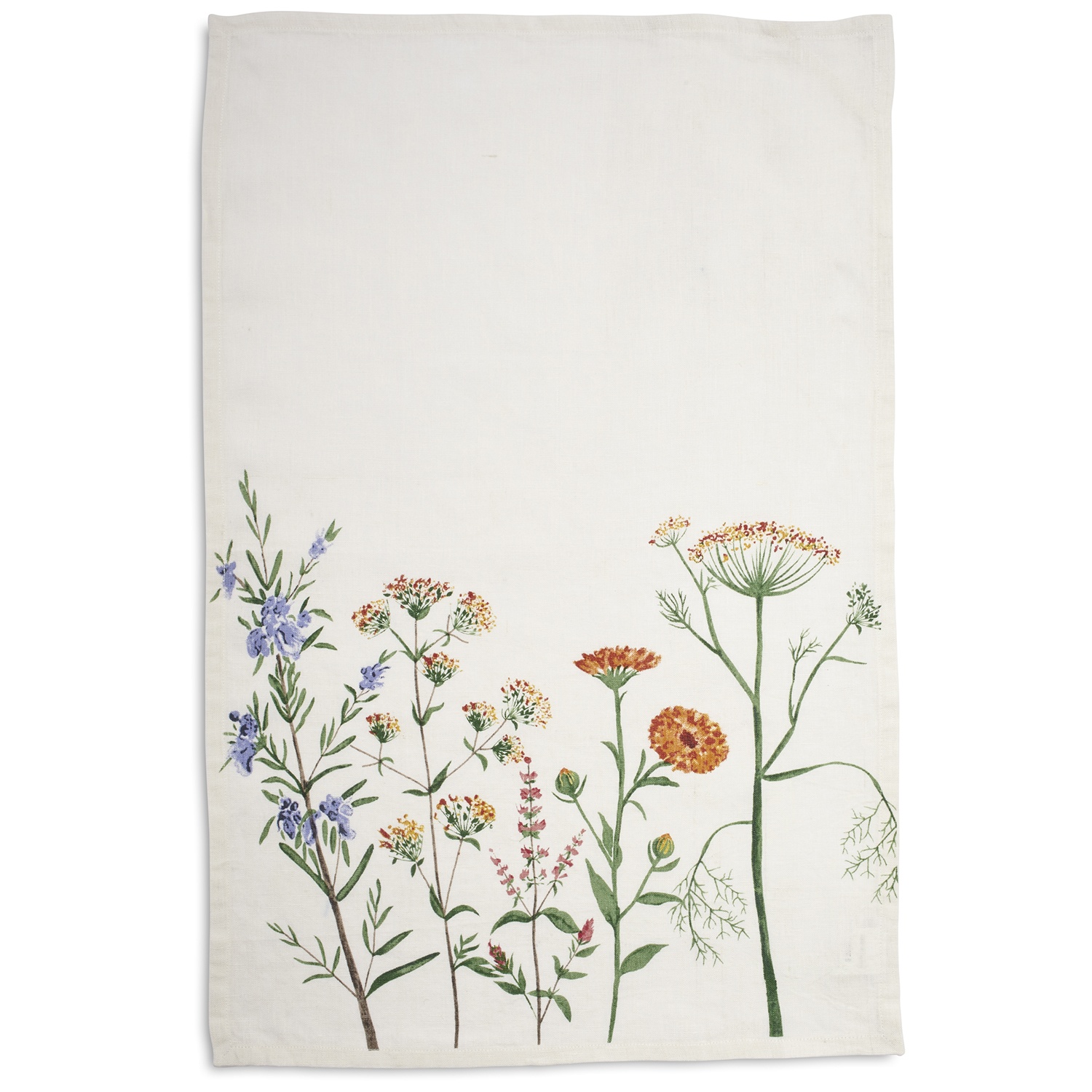 slide 1 of 1, Sur La Table Linen Floral Towel, 28 in x 18 in