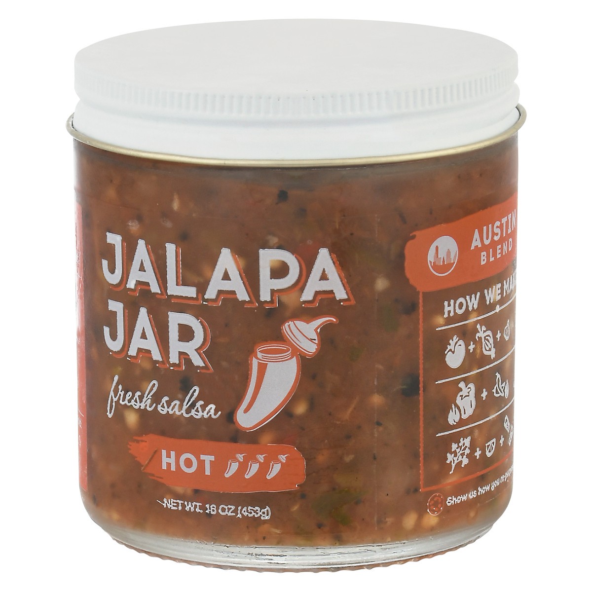 slide 3 of 13, Jalapa Jar Hot Fresh Salsa 16 oz, 16 oz