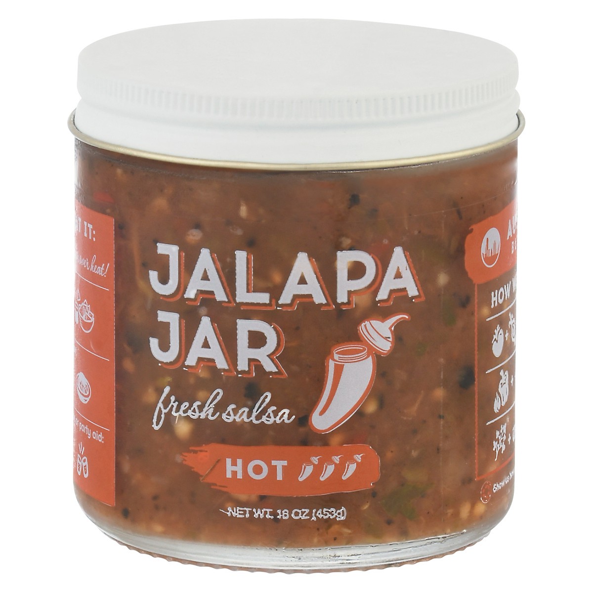 slide 1 of 13, Jalapa Jar Hot Fresh Salsa 16 oz, 16 oz