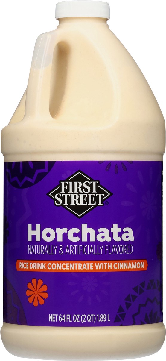 slide 13 of 13, First Street Horchata Rice Drink Concentrate, 64 oz
