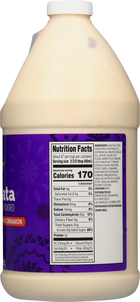 slide 2 of 13, First Street Horchata Rice Drink Concentrate, 64 oz