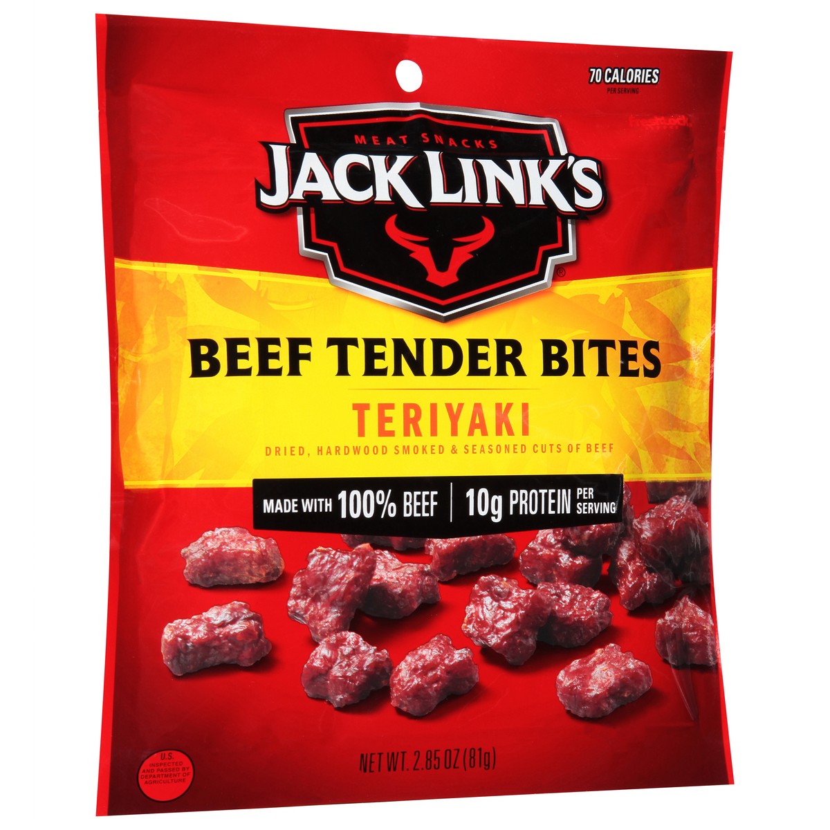 slide 6 of 9, Jack Link's 2.85Oz Jack Links Teriyaki Beef Tender Bites 1/1 Count, 2.85 oz
