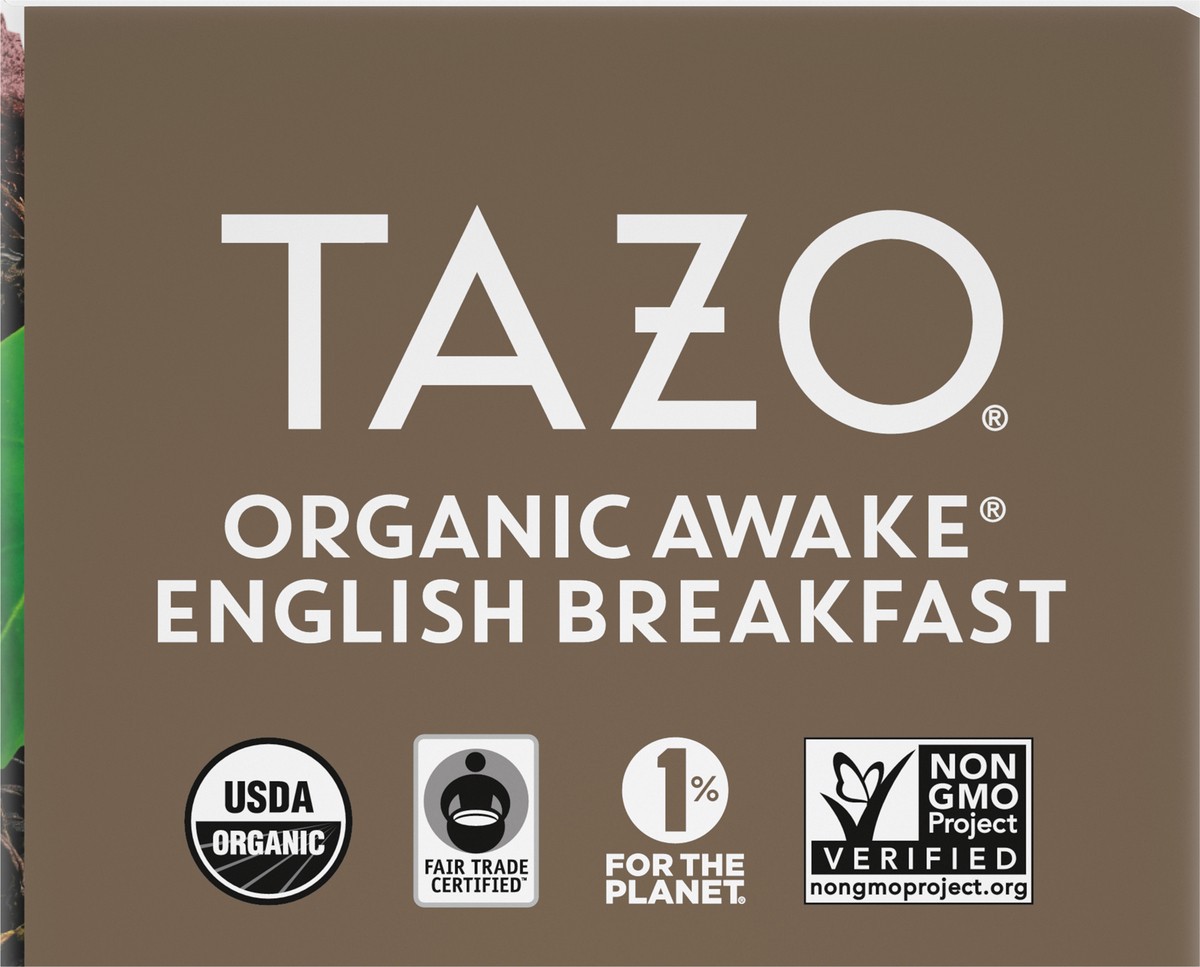slide 2 of 4, TAZO TB ORG FT Awake 6 16ct, 1.4 oz
