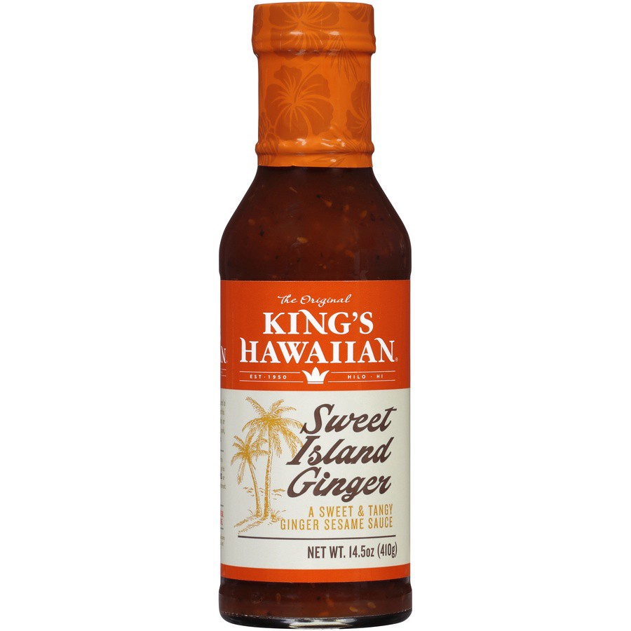 slide 1 of 6, King's Hawaiian Sweet Island Ginger Sauce, 14.5 oz