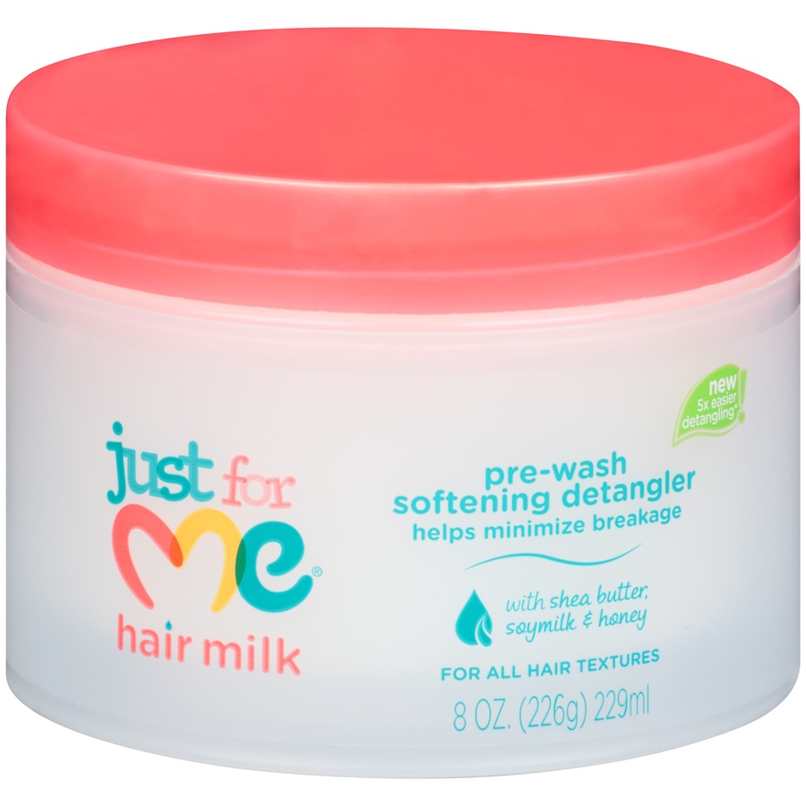 slide 1 of 1, Just For Me Hair Milk Pre-Wash Softening Detangler, 8 oz