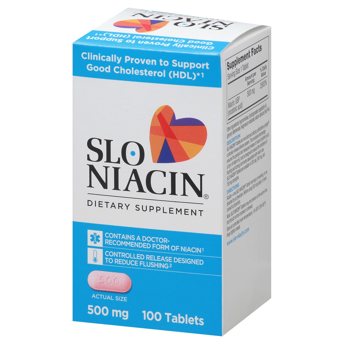 slide 8 of 13, Slo-Niacin Tablets Dietary Supplement 100 ea, 100 ct