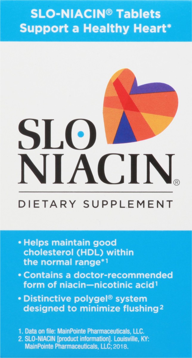 slide 4 of 13, Slo-Niacin Tablets Dietary Supplement 100 ea, 100 ct