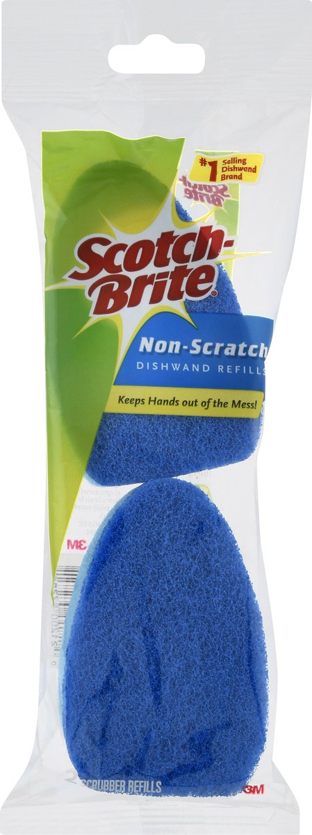 slide 1 of 10, Scotch-Brite Zero Scratch Effective + Gentle Dishwand Refills 2 Each, 2 ct