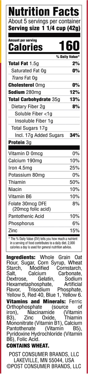 slide 6 of 7, Malt-O-Meal Marshmallow Mateys Breakfast Cereal with Marshmallow Bits, 7.8 OZ Box, 7.8 oz