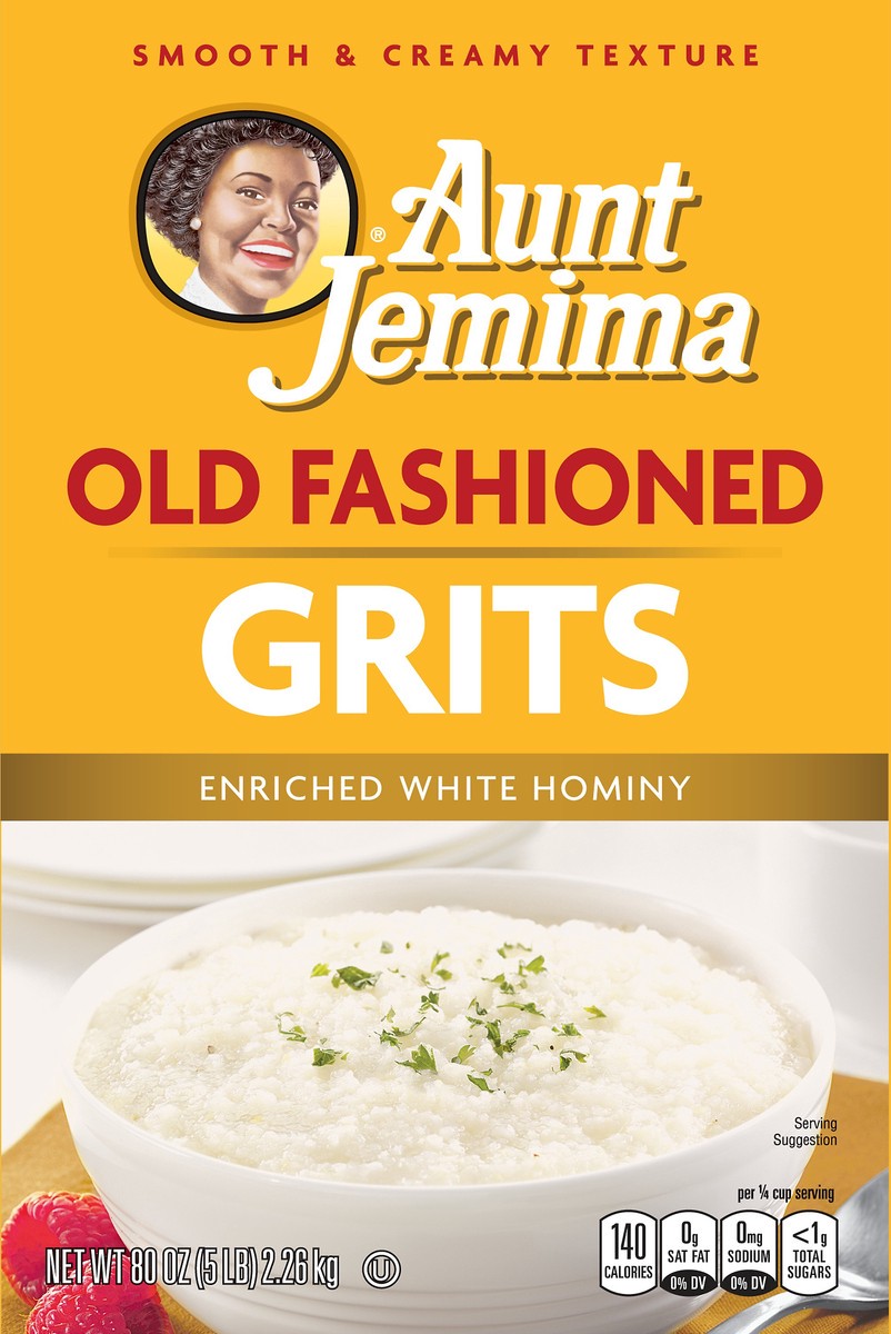 slide 5 of 6, Aunt Jemima Old Fashioned Grits Enriched White Hominy 80 Oz, 5 lb