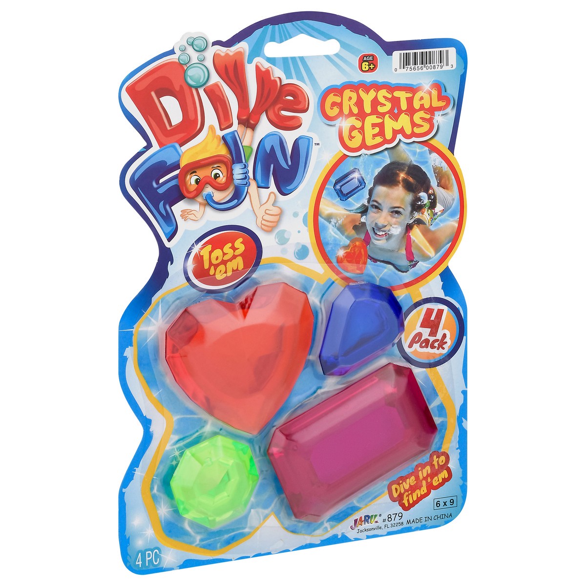 slide 4 of 11, Ja-Ru Ja Ru Dive Fun Crystal Gems, 3 ct
