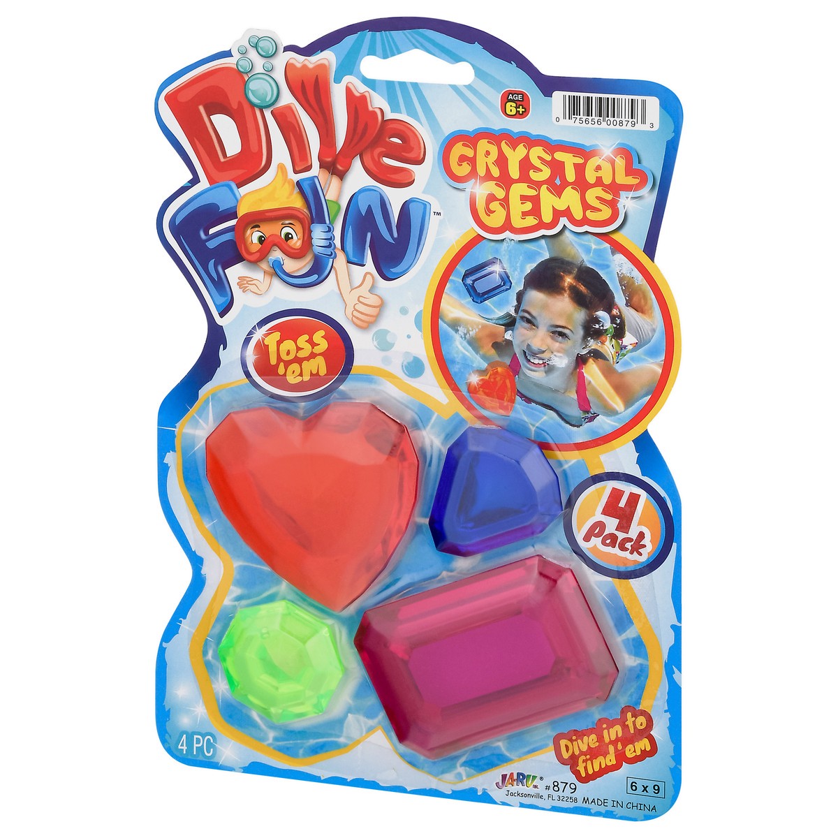 slide 10 of 11, Ja-Ru Ja Ru Dive Fun Crystal Gems, 3 ct