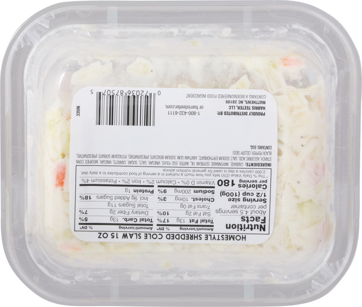 slide 4 of 9, Homestyle Cole Slaw, 1 ct