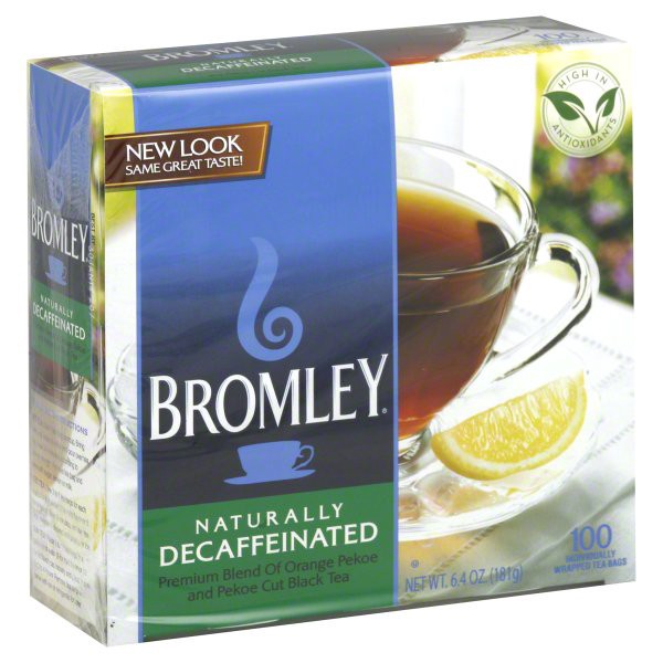 slide 1 of 1, Bromley Tea Decaf, 1 ct