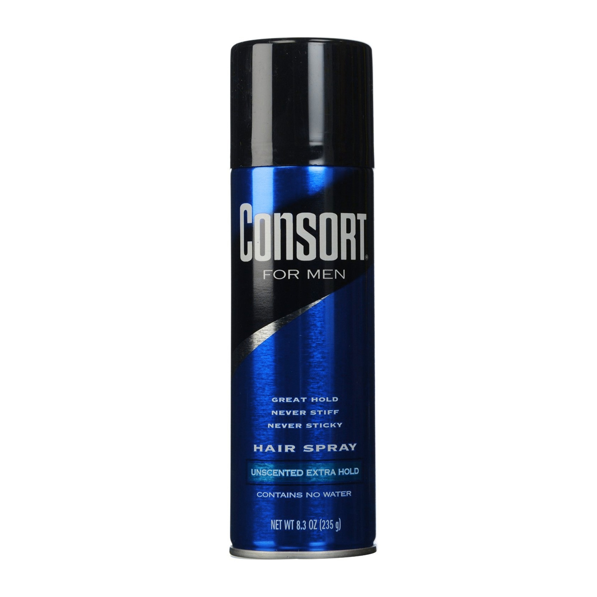slide 1 of 1, Consort For Men Unscented Extra Hold Hair Spray, 8.3 oz