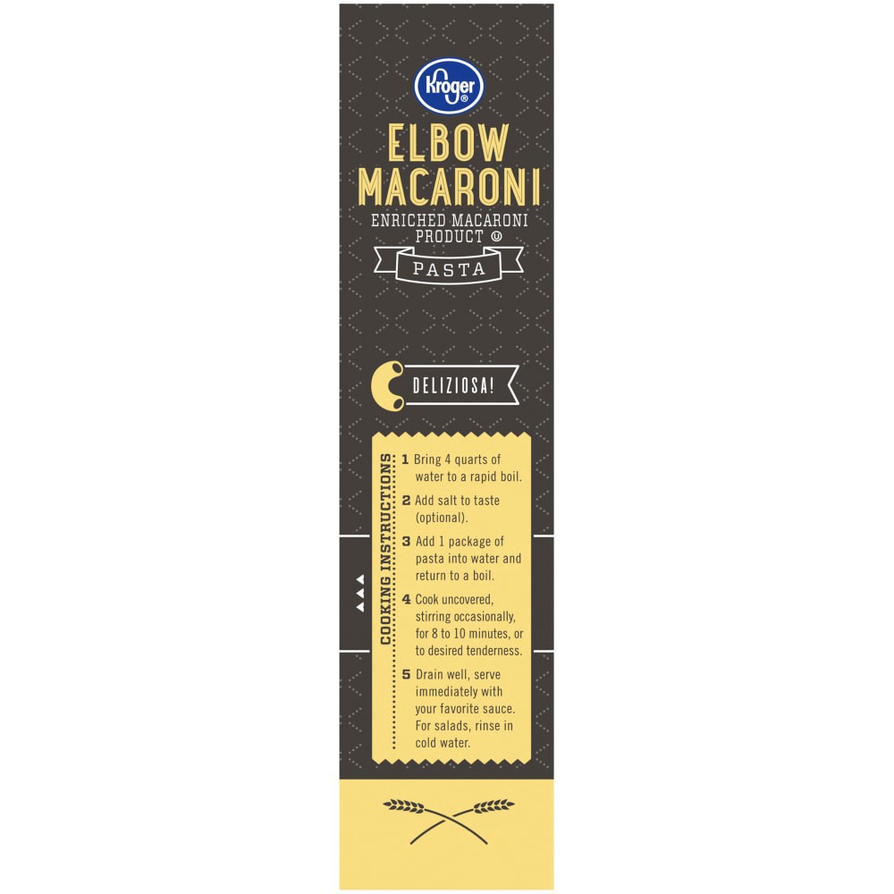 slide 3 of 4, Kroger Enriched Elbow Macaroni, 16 oz