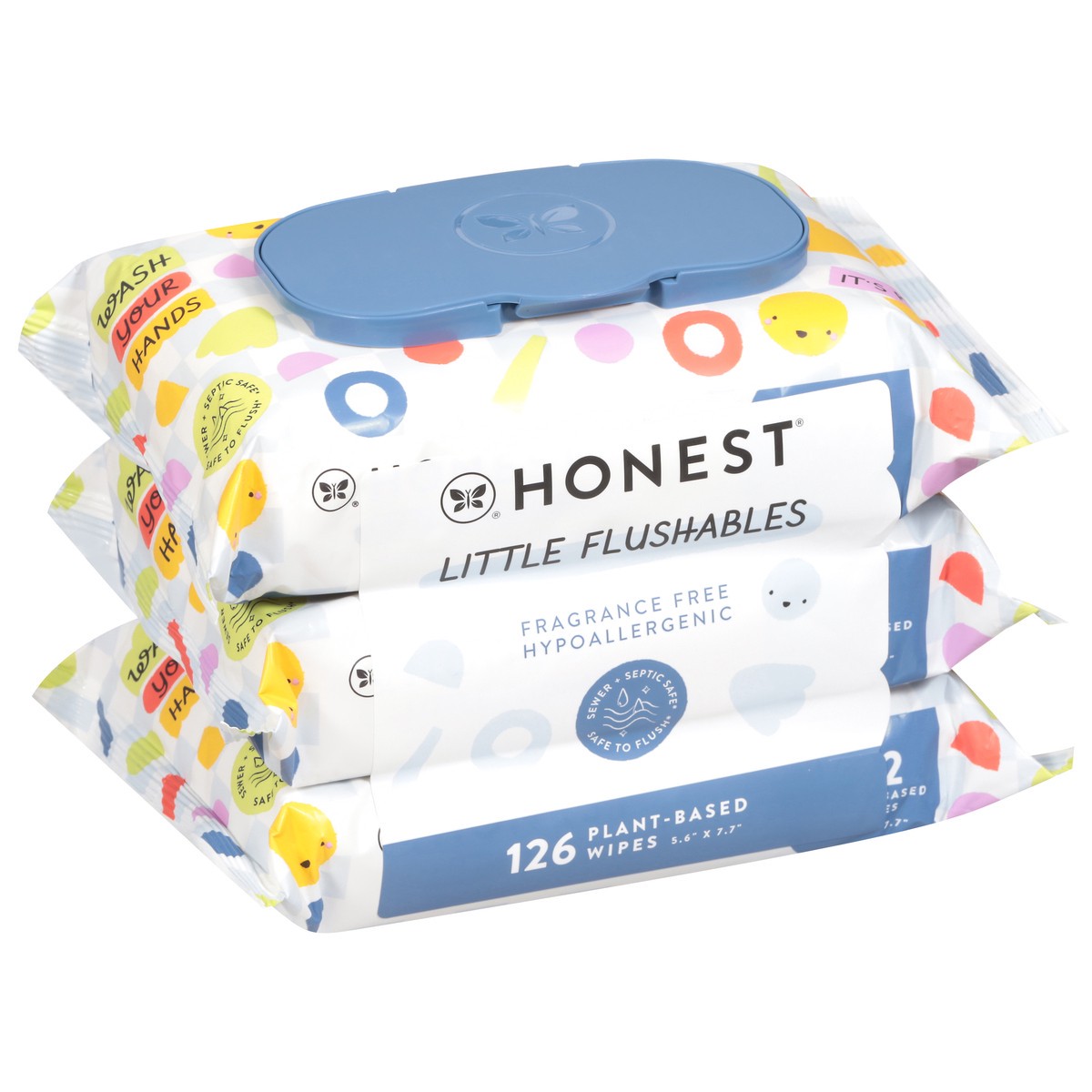 slide 7 of 12, The Honest Company Toddler Flushable Wipes 126ct - 126 CT, 126 ct