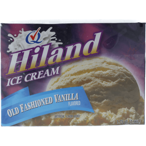 slide 1 of 1, Hiland Dairy Old Fashioned Vanilla Ice Cream, 1.75 qt
