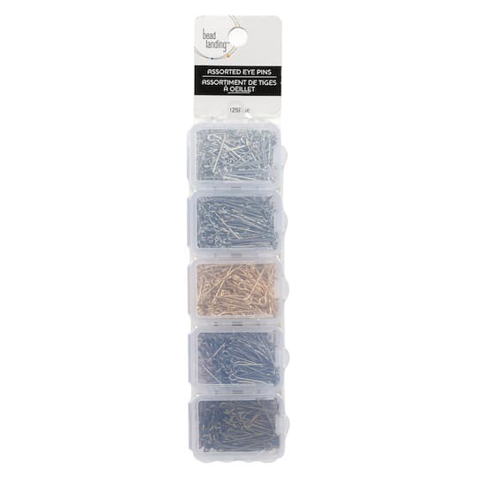 slide 1 of 3, Eye Pin Value Pack Starter Kit By Bead Landing, 1,250 eye pins