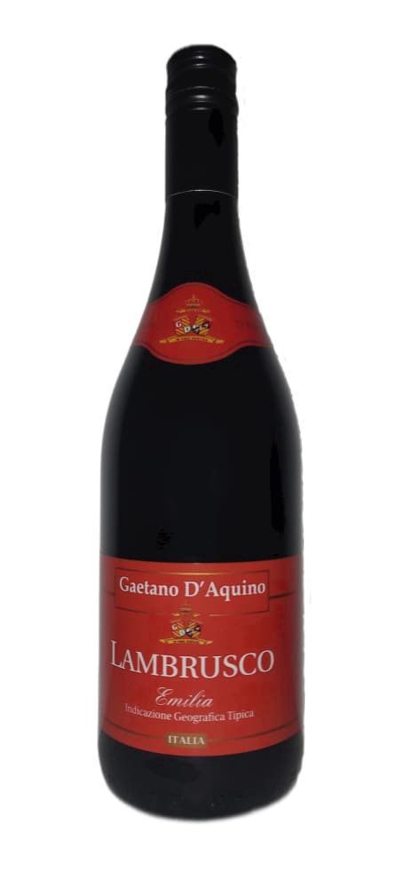 slide 1 of 2, Gaetano D'Aquino Lambrusco Red Wine, 750 ml