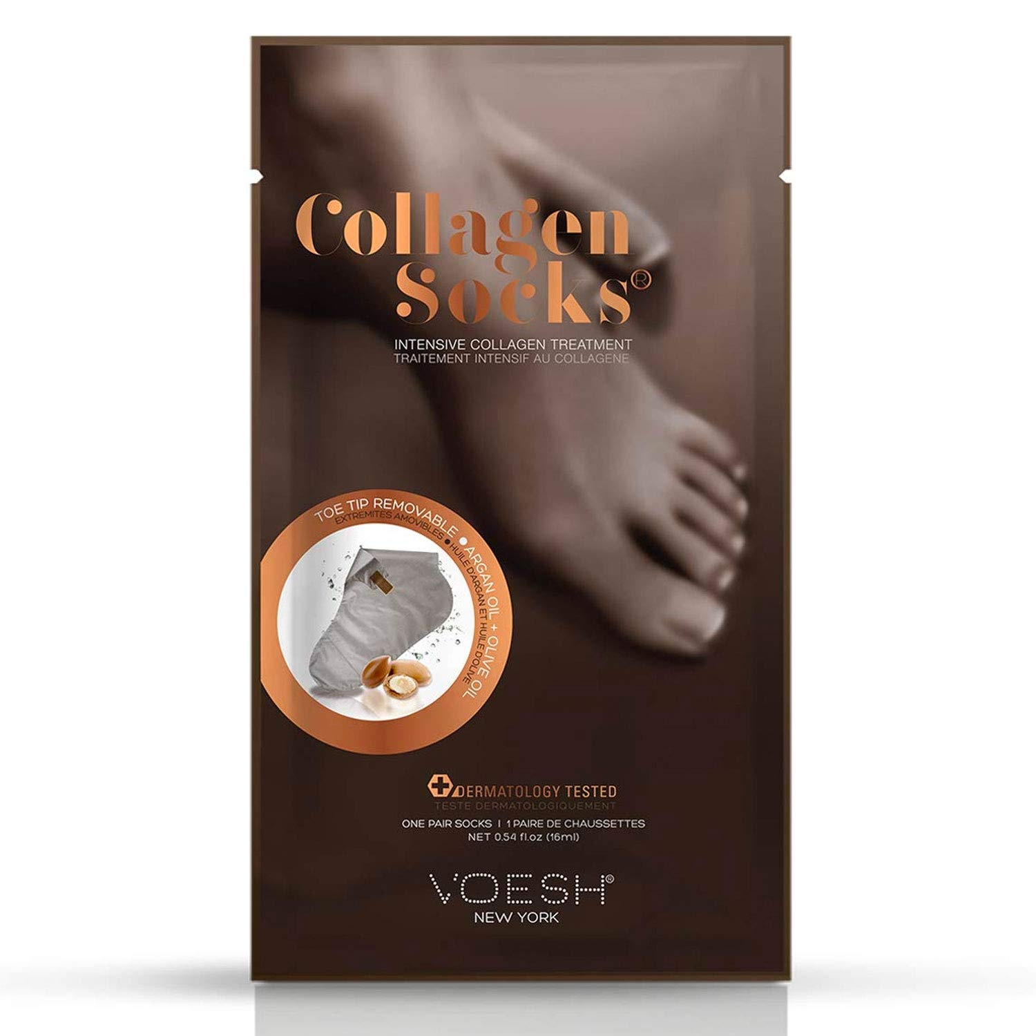 slide 1 of 2, VOESH Collagen Socks, 1 ct