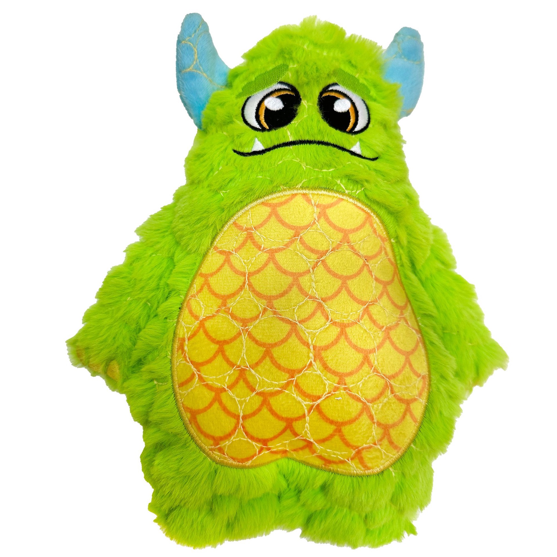 slide 1 of 1, GMason Bite Force Billy The Beast Kevlar Monster Tough Plush Dog Toy, MED
