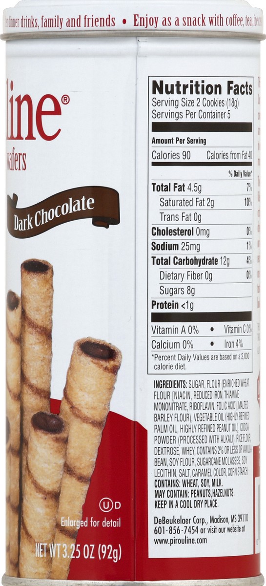 slide 8 of 8, Pirouline Wafers 3.25 oz, 3.25 oz