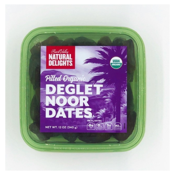 slide 1 of 1, Natural Delights Organic Pitted Deglet Noor Dates, 1 ct