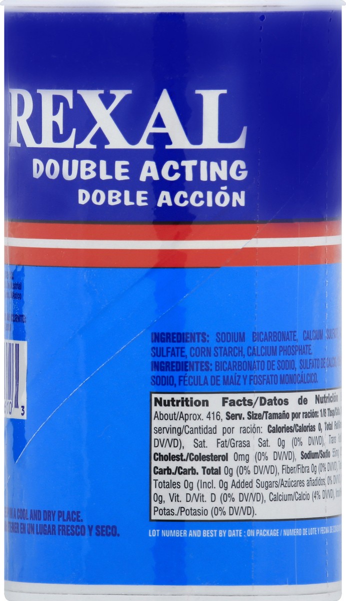 slide 5 of 8, Rexal Baking Powder 8.8 oz, 8.8 oz