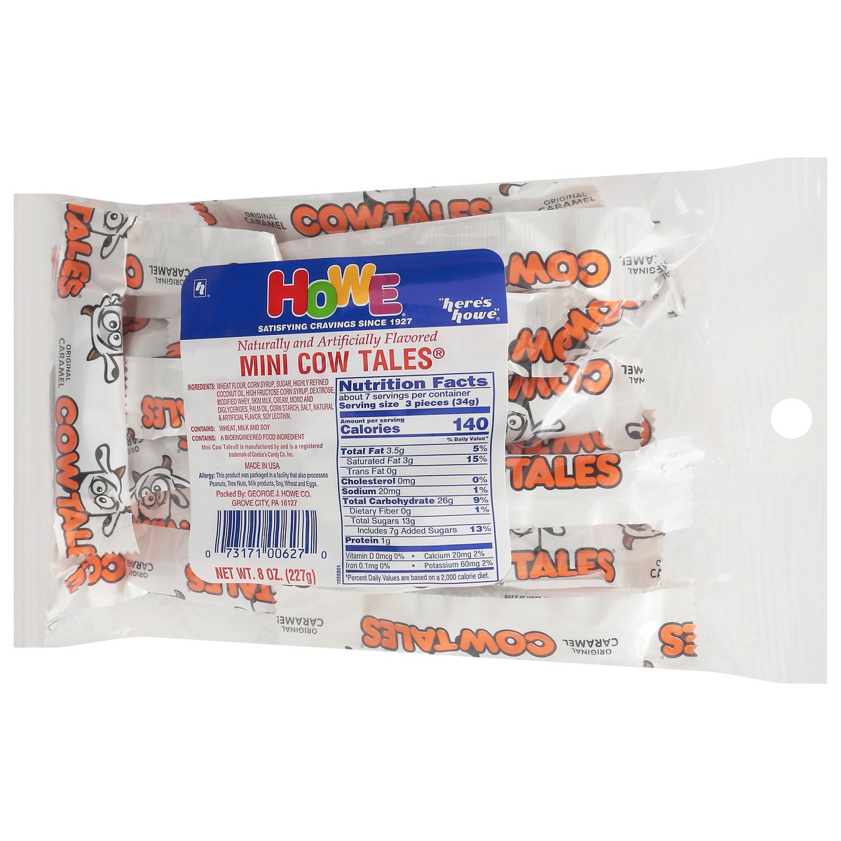 slide 9 of 9, Howe Cow Tails Mini, 8 oz