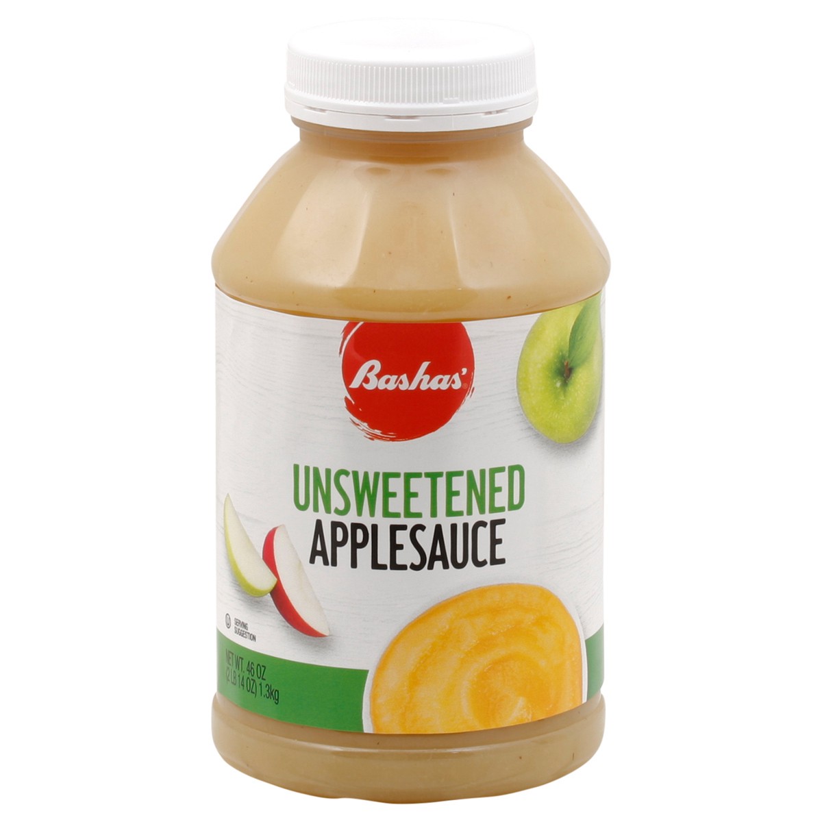 slide 5 of 13, Bashas Applsauce Unswetnd 46oz, 46 oz