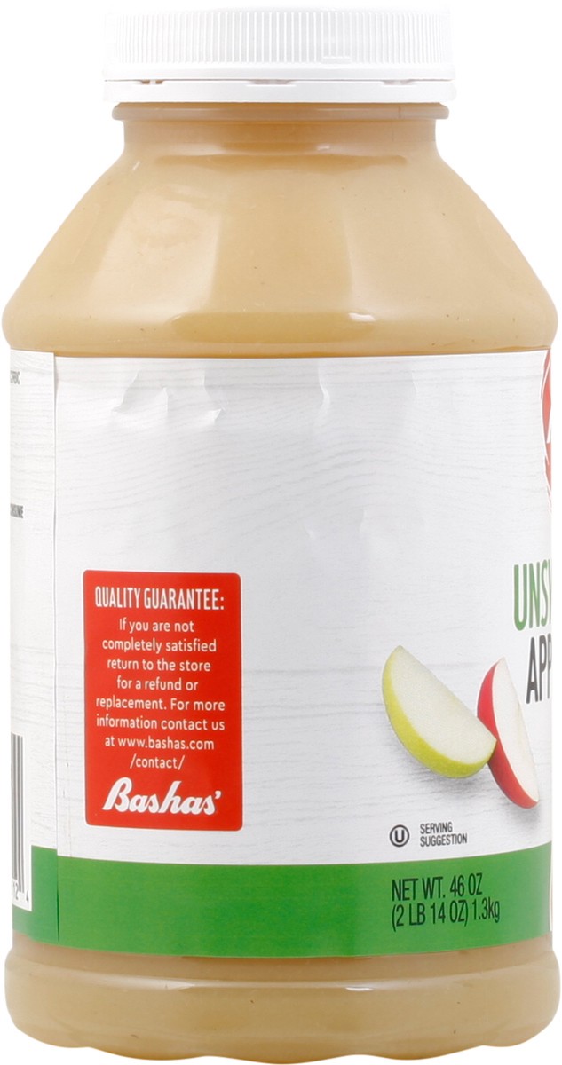 slide 10 of 13, Bashas Applsauce Unswetnd 46oz, 46 oz