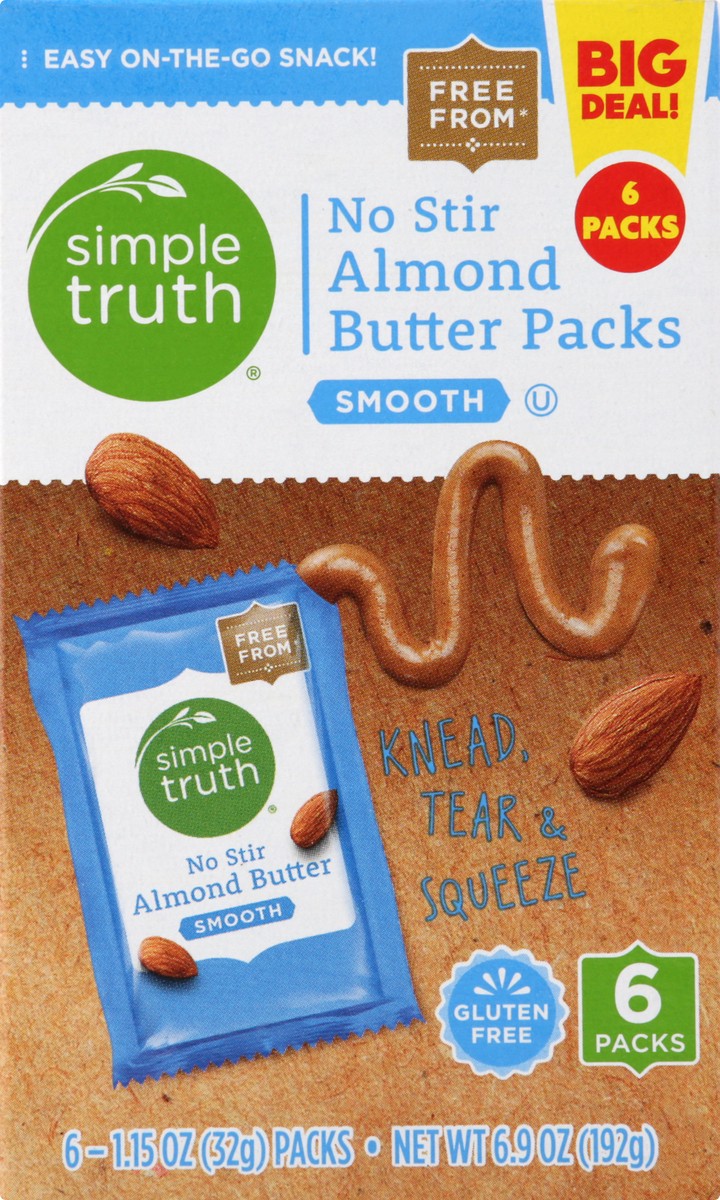 slide 6 of 9, Simple Truth Organic Almond Butter 6 ea, 6 ct
