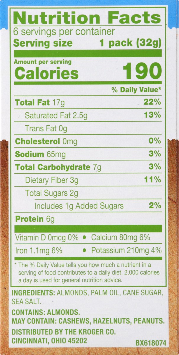 slide 8 of 9, Simple Truth Organic Almond Butter 6 ea, 6 ct