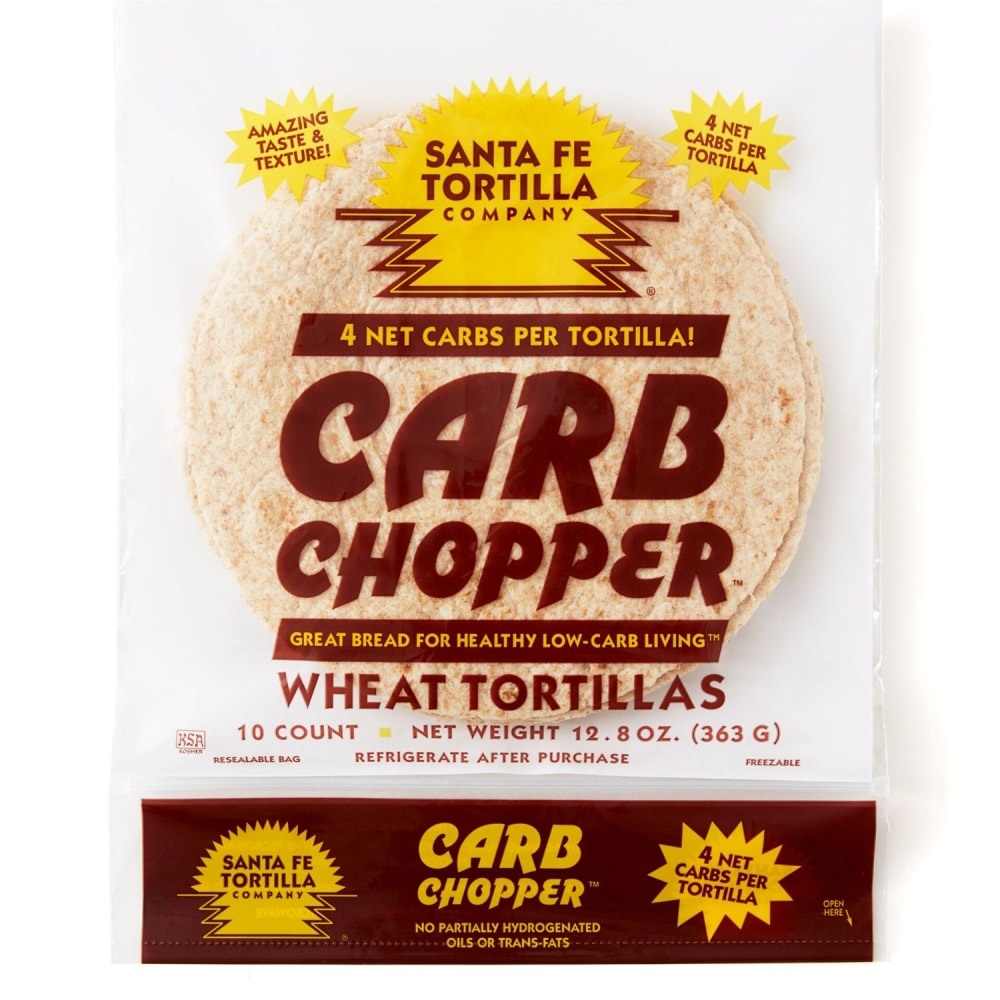 slide 1 of 1, Santa Fe Low Carb Wheat Tortillas, 12.8 oz